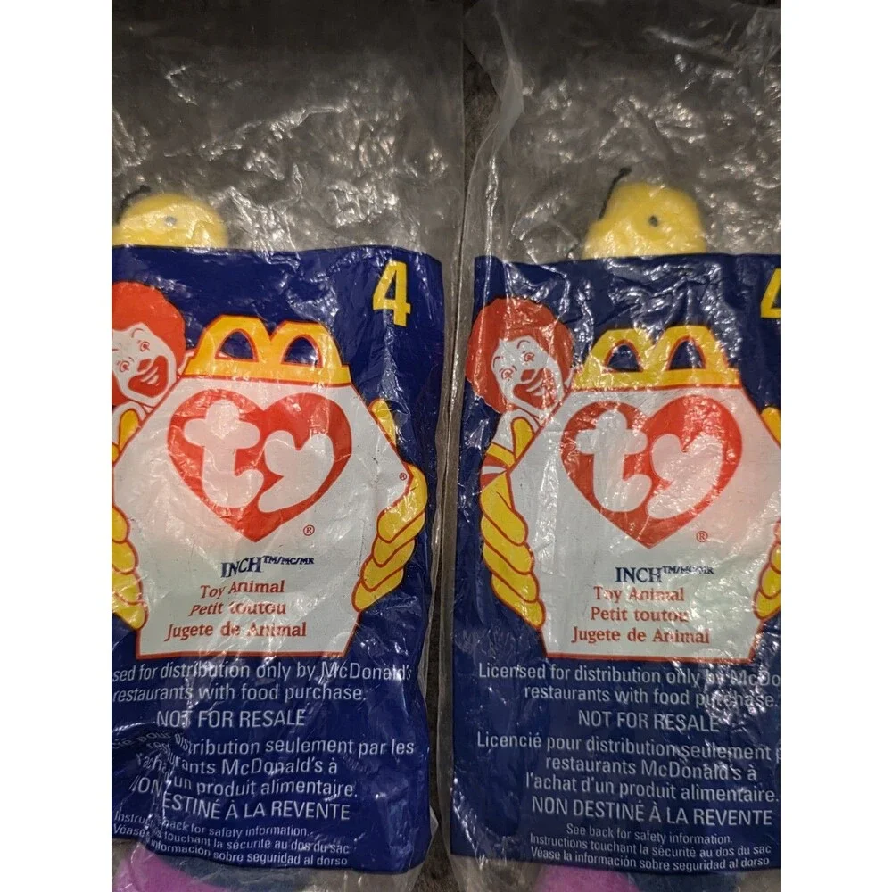 Ty Beanie Baby Inch 1998 McDonalds Happy Meal Sealed Bag